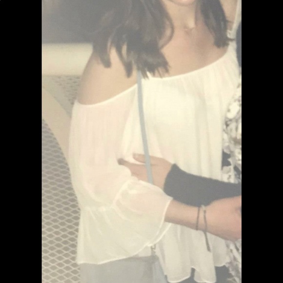 Zara Tops - Off the Shoulder Long Sleeve